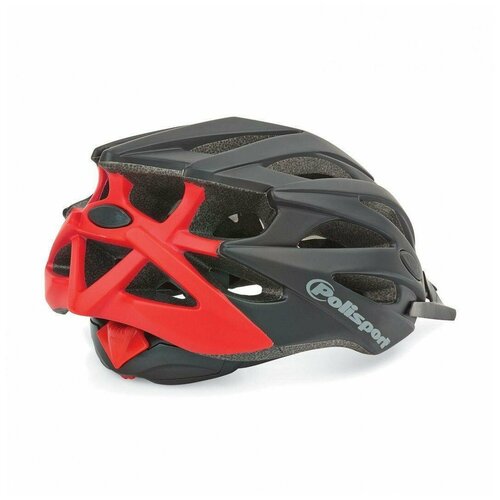 Шлем велосипедный Polisport TWIG, размер M 55/58 см., цвет black/red - matte
