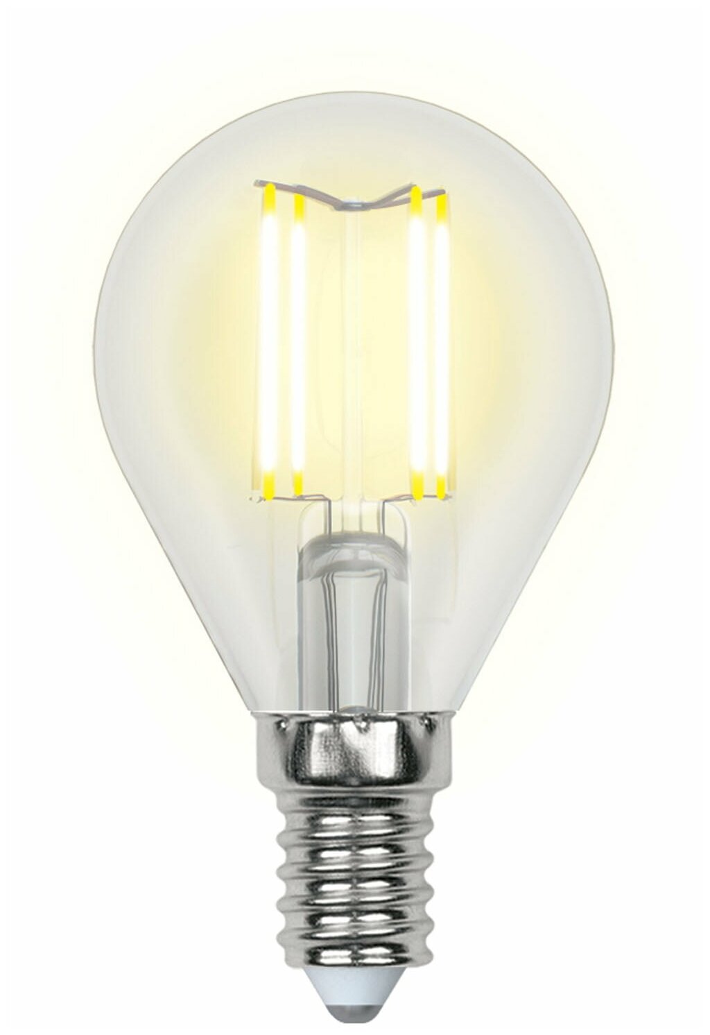 Светодиодная лампа Uniel LED-G45-6W/NW/E14/CL PLS02WH - фотография № 1