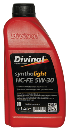 Масло моторное DIVINOL Syntholight HC-FE 5w-30, 1 л