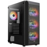 Корпус ATX Miditower AeroCool Beam-G-BK-v2 Black - изображение