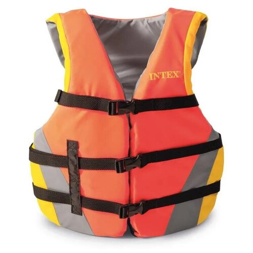 Спасательный жилет взрослый Intex 69681 (40-70кг) neoprene life jacket adult life vest water sports fishing vest portable foldable kayak rowing swimming surfing rafting vest