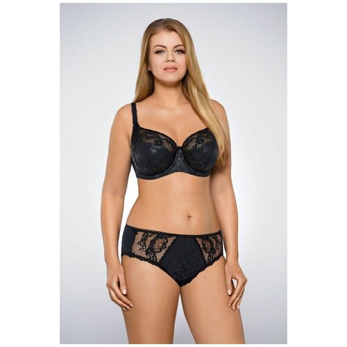 фото Бюстгальтер plus size с мягкими чашками с цветочным орнаментом ava lingerie