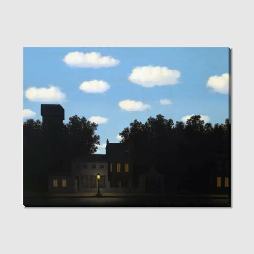 Картина на холсте Империя света The Empire of Light Магрит 1610₽