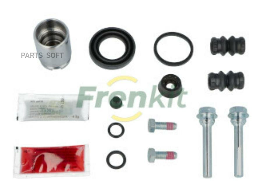 FRENKIT 734058 Ремкомплект заднего суппорта+поршень с механизмом+комплект направляющих HONDA CIVIC VIII 2005- 5D HA ()