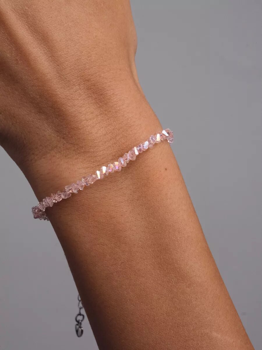 Браслет, кристалл, стекло