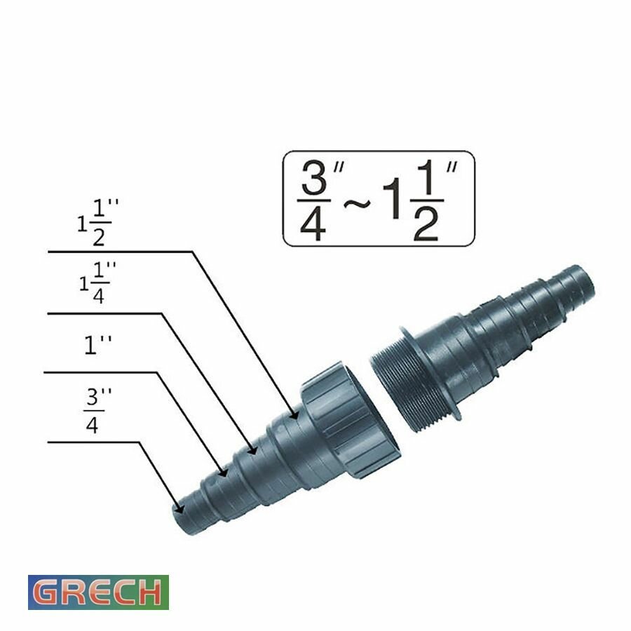 Переходник соединитель шланга Grech CMT 101 — фото 1