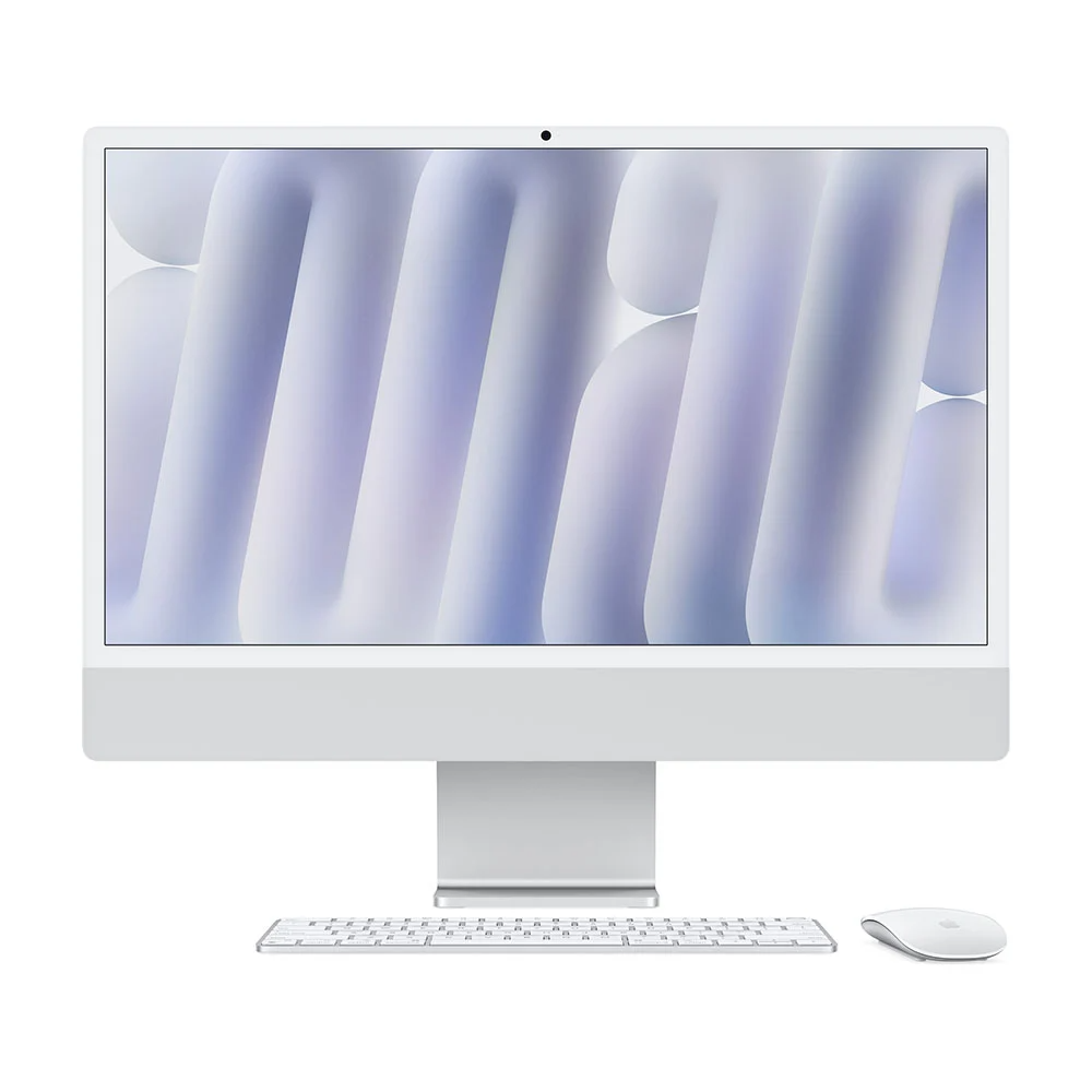 Apple Моноблок Apple iMac 24 2024 (M4 8-Core, GPU 8-Core, 16GB, 512GB) (Серебристый, 16 ГБ, 512 ГБ, Z1E2000KJ)