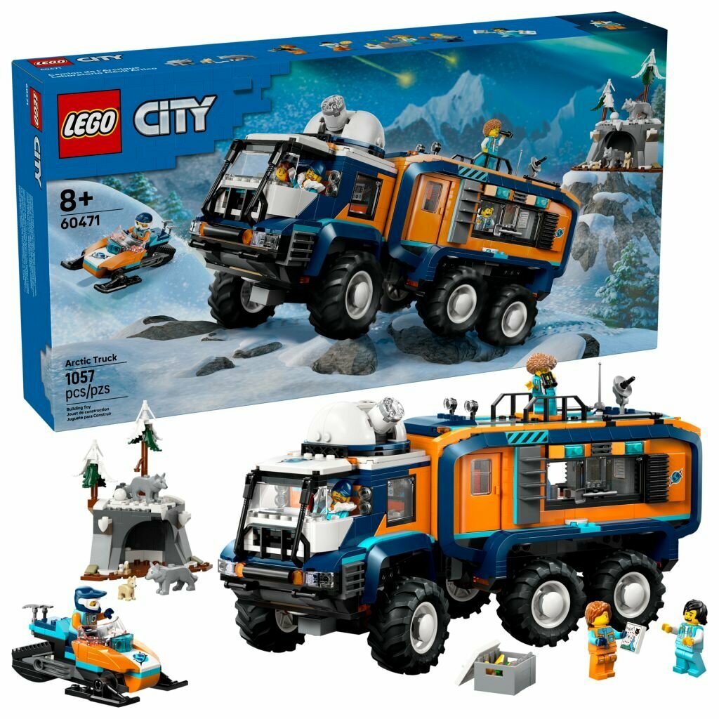 Конструктор LEGO City Арктический Грузовик 60471, 1057 деталей, от 8 лет