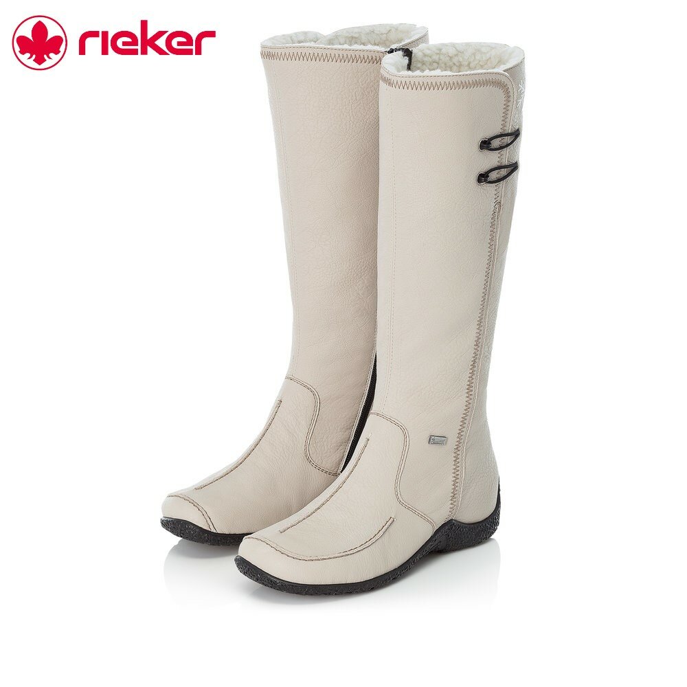 Сапоги Rieker, полнота 7 (RU)/ на среднюю и широкую стопу, размер 39, бежевый