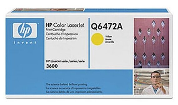 Картридж HP Q6472A Yellow для Color LJ3600
