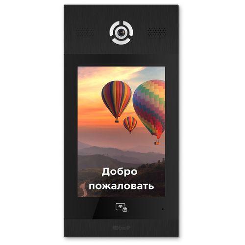 Вызывная панель подъездного IP-домофона BAS-IP AA-14FB BLACK