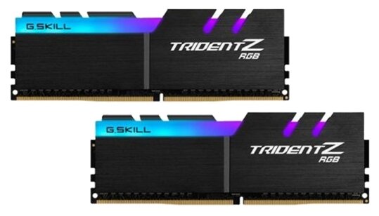 Оперативная память 16 GB 2 шт. G.SKILL Trident Z RGB F4-3200C14D-32GTZR — купить по выгодной цене на Яндекс.Маркете