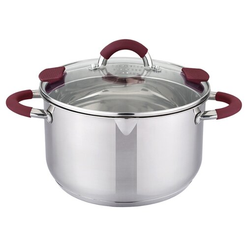 фото Кастрюля agness со сливом 39 л