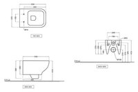 Унитаз Jaquar Continental CNS-WHT-961S (с сиденьем, микролифт)