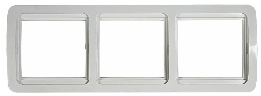Рамка 3гн белый CLASSICO 2303H-W IN HOME (1/10/200) - фотография № 1
