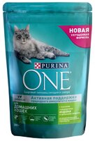 Корм для кошек Purina ONE (0.2 кг) Для домашних кошек с Индейкой и цельными злаками 0.2 кг