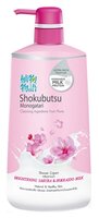 Крем-гель для душа Shokubutsu Brightening Sakura & Hokkaido Milk 500 мл