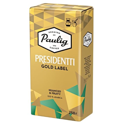 фото Кофе молотый Paulig Presidentti Gold Label, 250 г