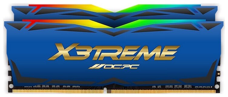 Оперативная память для компьютера OCPC X3 RGB DIMM 16Gb DDR4 3600 MHz MMX3A2K16GD436C18BU