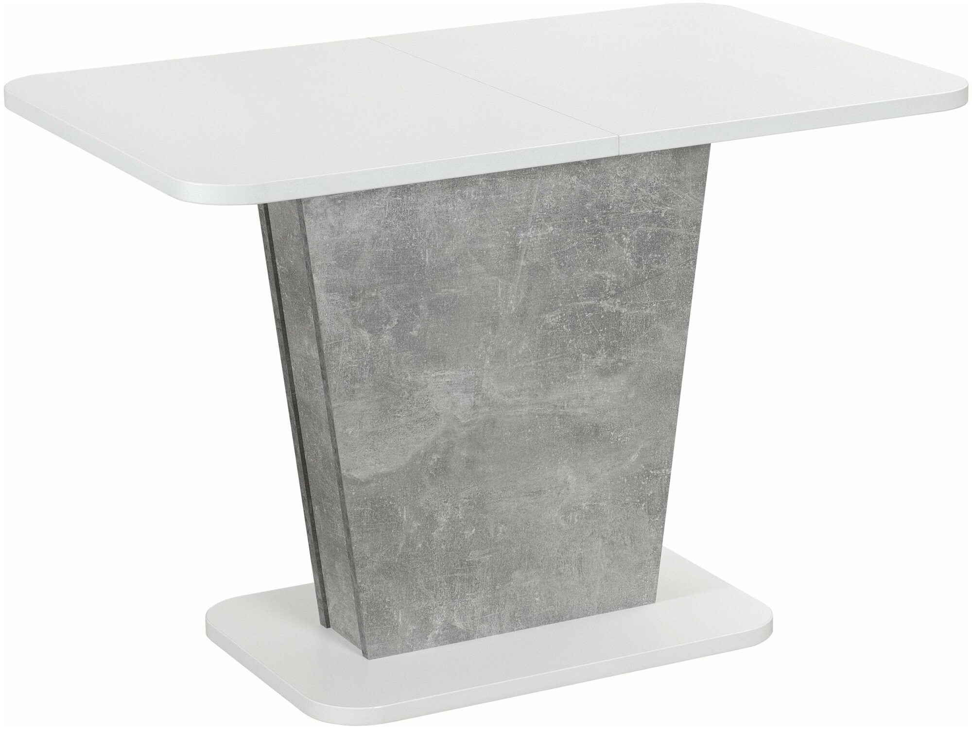 Стол обеденный TetChair Oslo белый, бетон
