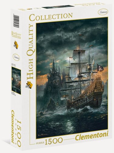 Изображение товара Пазл Clementoni 1500 деталей: Пиратский корабль