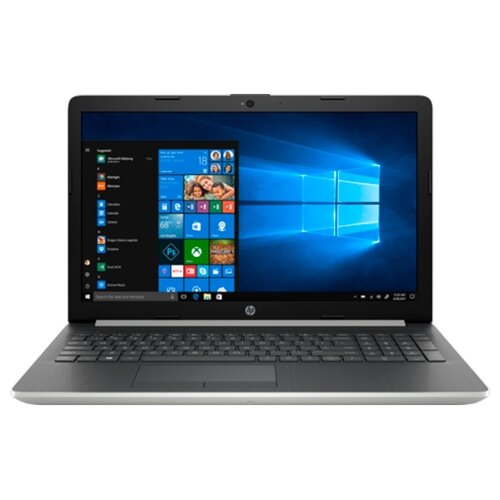 Ноутбук HP15 15-da0476ur 156 Fhd Intel Core i3-7020U 4Gb 128Gb Ssd no Odd Win10 серебристый 3962900₽