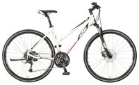 Горный гибрид KTM Life Track Lady (2017) white/black/red 20