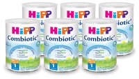 Смесь HiPP 1 Combiotic (0-6 месяцев) 800 г, 6 шт.