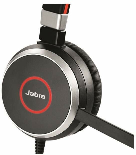 Наушники с микрофоном JABRA Evolve 40 MS, накладные, черный [6399-823-109] - фото №11