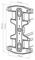 Кронштейн на стену Kromax OPTIMA-407 Grey Titan