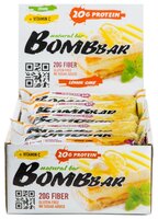 BombBar протеиновый батончик Natural Bar + Vitamin C (60 г)(20 шт.) овсяный с вишней