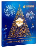 Чай Lipton Discovery Collection Новогодняя коллекция в пакетиках ассорти, 75 шт.