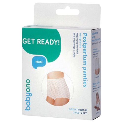 фото Babyono трусы сетчатые многократного пользования 2 шт. m