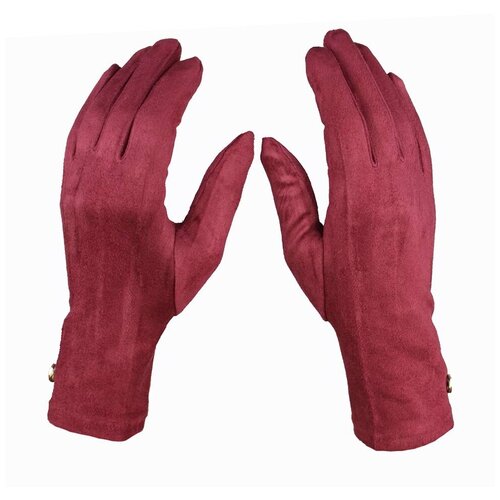 фото Перчатки kamukamu, размер 6-8 (17-21 см), красный