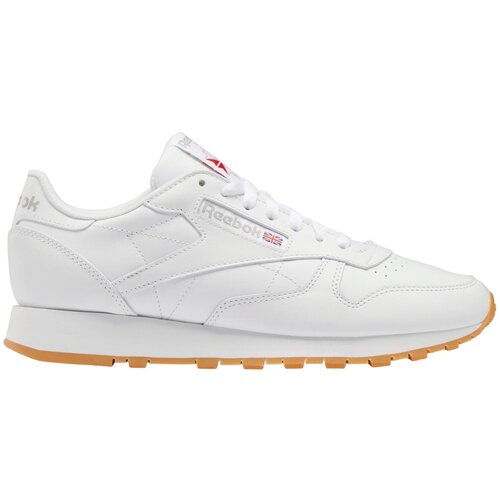 Мужские кроссовки Reebok Classic Leather белый, Размер 44.5 EU