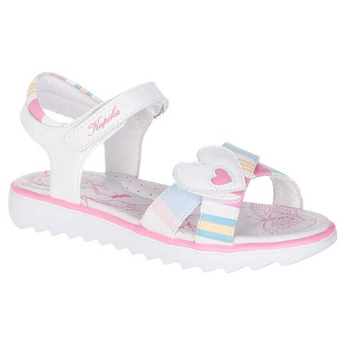 фото Босоножки для девочки (размер: 33), арт. 33344к-1, цвет белый kapika