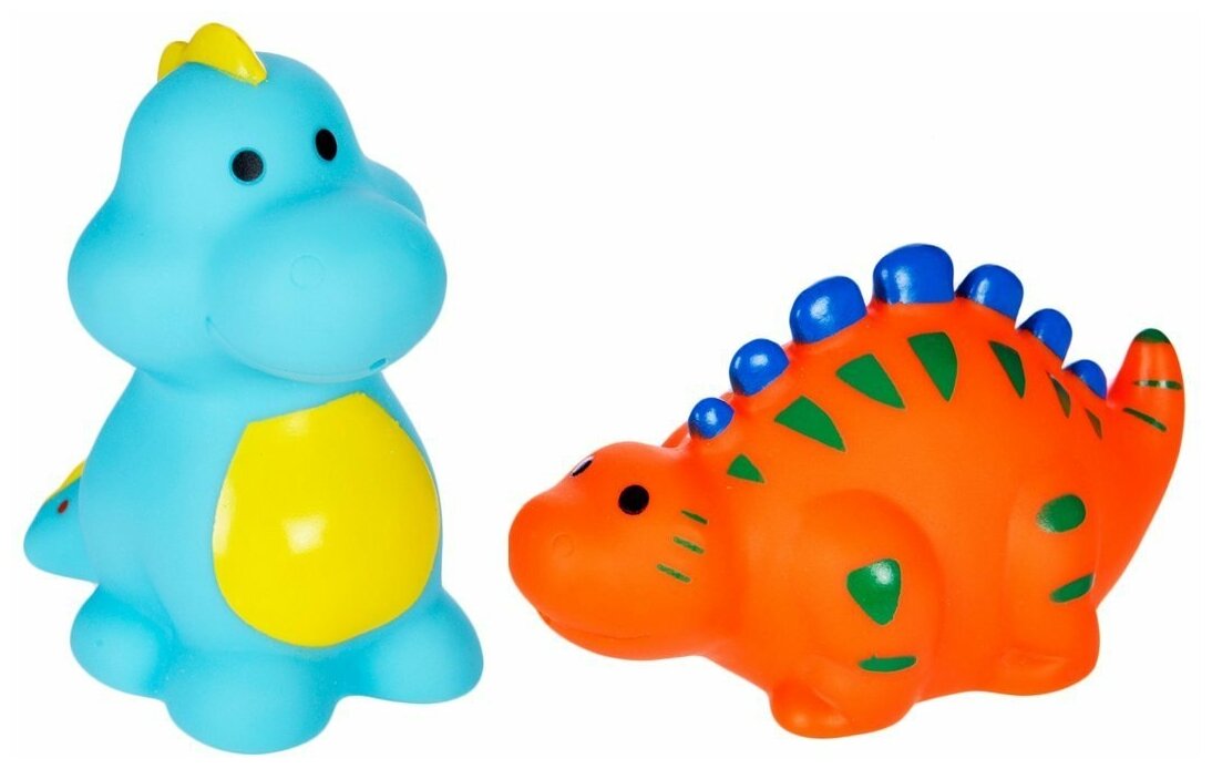 Резиновые игрушки для купания Динозавры Жирафики