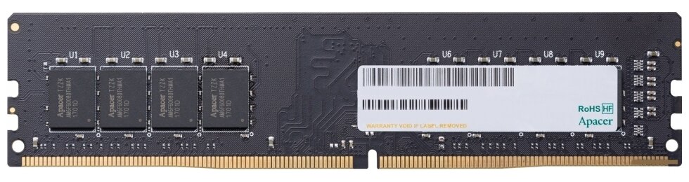 Модуль памяти DDR4 8GB Apacer EL.08G2V. GNH PC4-21300 2666MHz 1Rx8 CL19 1.2V RTL