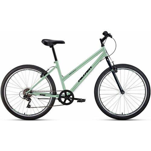 Велосипед ALTAIR MTB HT 26 low 2021 горный взрослый рама 15 колеса 26 мятныйчерный 146кг RBKT1M166003 2743300₽