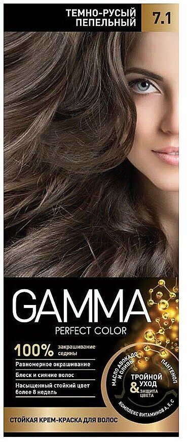 GAMMA Perfect Color краска для волос, 4.57 тёмный рубин — купить в ...