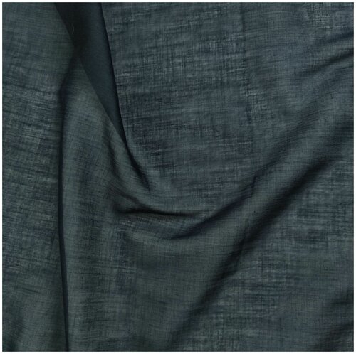 Ткань плательная батист (т. синий) 100% хлопок, 50 см * 110 см, италия