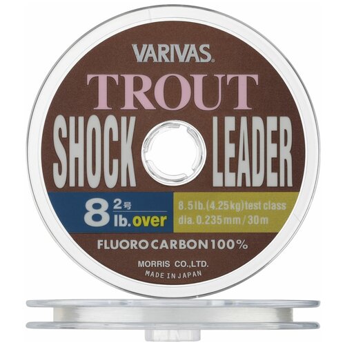 Varivas Trout Shock Leader Fluoro 30м. 0.205мм. CLEAR