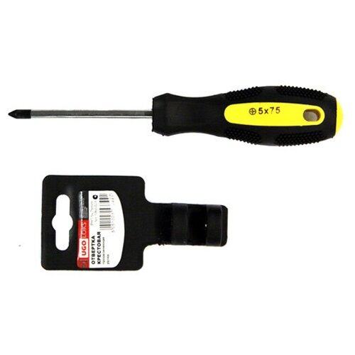 Отвертка крестовая ugo loks 50х75мм pн1 449₽