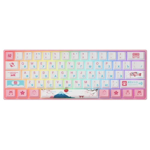 Клавиатура Akko 3061 RGB Jelly Pink 500200