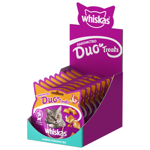 Корм для котят Whiskas подушечки молочные индейка и морковь 1.9 кг.