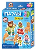 Набор пазлов Русский стиль 3D Три медведя (02407)