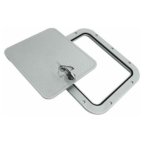 фото Крышка рундука 306х356 светло-серая пластмасса nuova rade