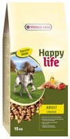 Корм для собак Happy life (15 кг) Adult with Chicken