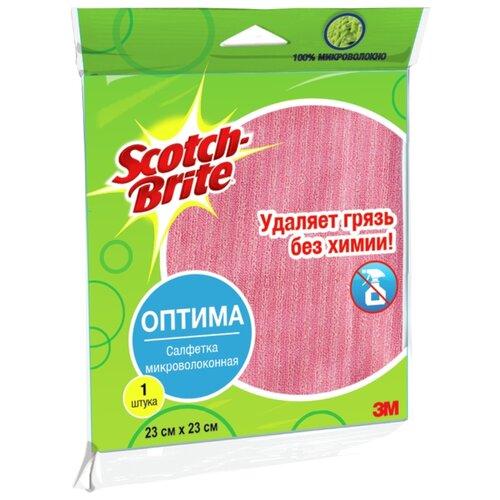 фото Салфетка микроволоконная Scotch-Brite "Оптима"