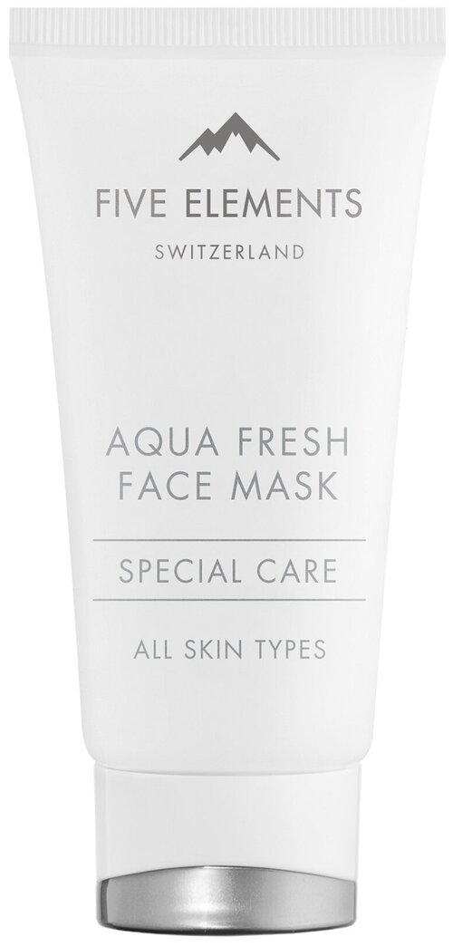 FIVE ELEMENTS Aqua Fresh Face Mask Маска для всех типов кожи лица увлажняющая освежающая, 50 мл